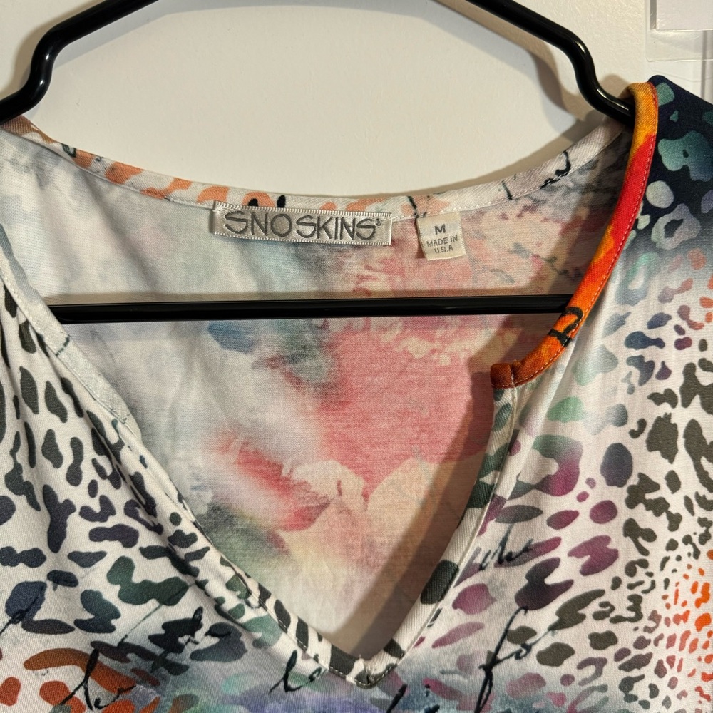 LAST CALL Sno Skins Abstract Long Sleeve Artsy Baselayer Long Sleeve Stretch - Picture 7 of 7